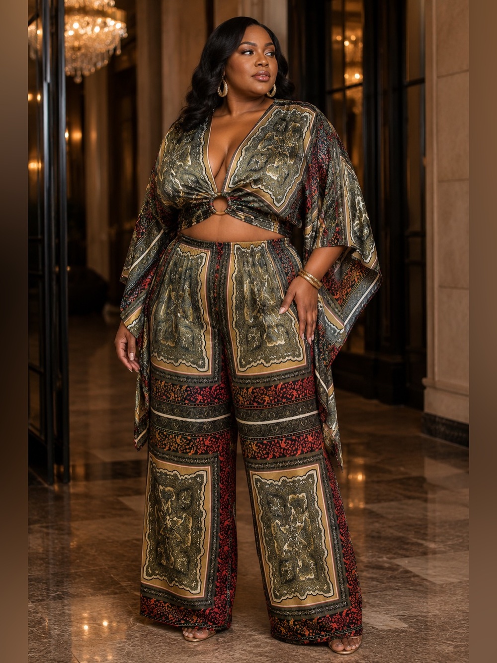 Bohemian Luxe 2-Piece Pant Set